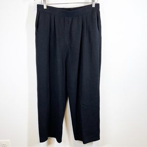 St. John Black Santana Knit Pants